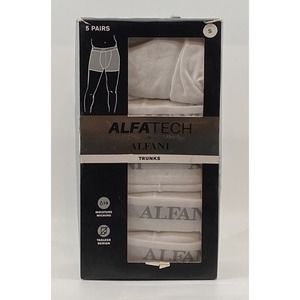 Alfani Alfatech Men's Small 5-Pack Boxer Briefs Tagless White
